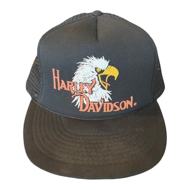 1980s Harley Davidson Snap Back 