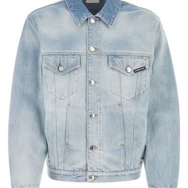 Vtmnts Men Light-Blue Denim Paris Jacket