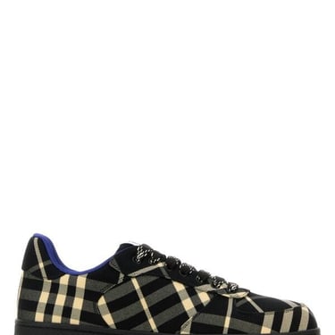 Burberry Men Embroidered Canvas Terrace Sneakers