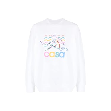 Casablanca Cotton Logo Sweatshirt Men