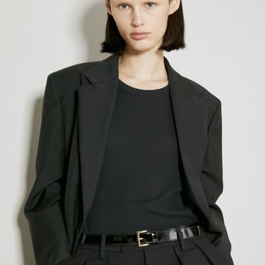 Prada Women Patent Leather Belt