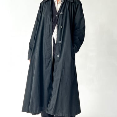 Christian Dior Black Maxi Trench Coat (L)