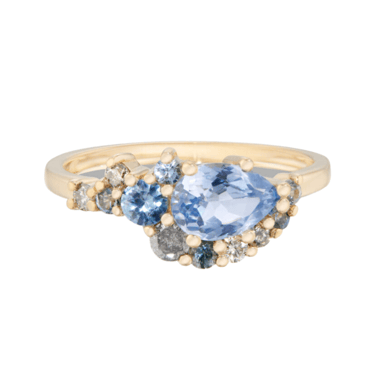 Sway Cluster Sky Blue Sapphire Ring — Bario Neal Trunk Show