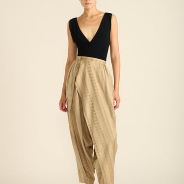 1980s Issey Miyake Silk Trousers