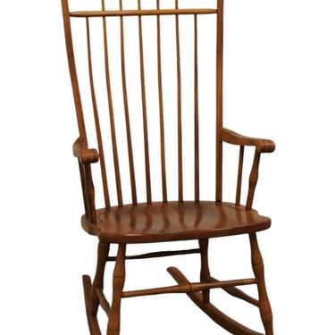 ETHAN ALLEN Circa 1776 Collection Solid Hard Rock Maple Colonial Early American Birdcage Rocker Rocking Chair 18-9712 