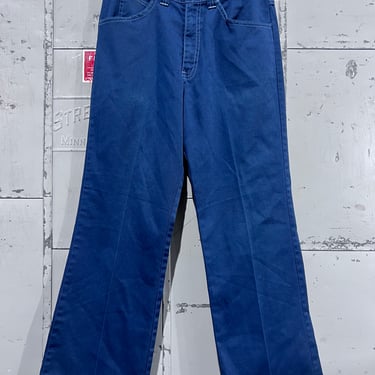 70s, women’s Size 28 waist Big Smith blue work pants 