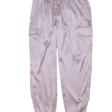 Cami NYC - Blush Silk Blend Cargo Joggers Sz M