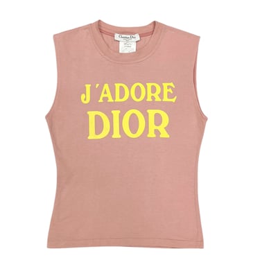 Dior J’adore Pink Logo Tank