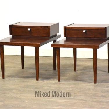 American of Martinsville End Tables - A Pair 