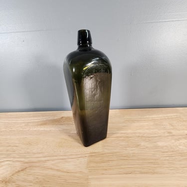 Vintage Keene Olive Green Bottle 