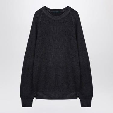 Tagliatore Black Virgin Wool Pullover Men