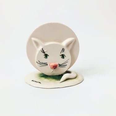 Emilio Tezza Porcelain Cat Figurine 