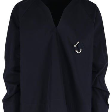 Jw Anderson 'Anchor' Navy Cotton Sweater Men