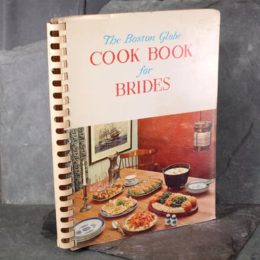 1963 Boston Globe Cook Book for Brides | Edited by Nell Giles Ahern | Vintage Wedding Gift | Mid-Century Wedding | Bixley Shop 