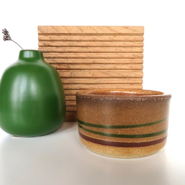 Single Heath Ceramics Large Ramekin In Sonoma, Vintage Edith Heath 6 Ounce Southwest Pattern Dipping Bowl 