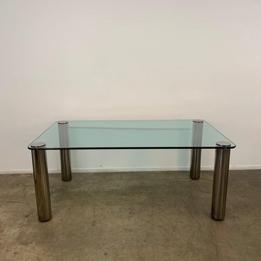 1970s Modernist Dining Table by Marco Zanuso for Zanotta 