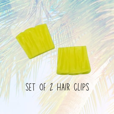 Pineapple Hair Clip Set Tropical Fruit Clips Barrettes 
