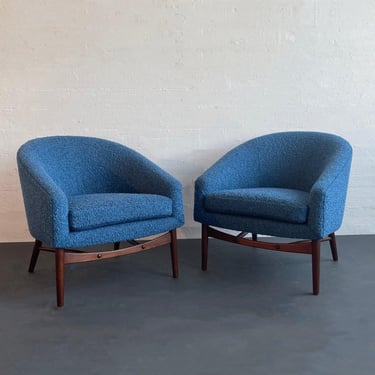 Midcentury Modern Club Chairs By Lawrence Peabody For Richardson Nemschoff