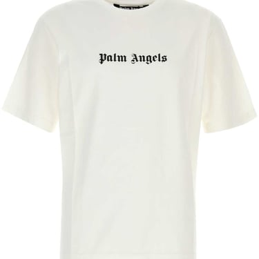 Palm Angels Men Classic Logo Cotton T-Shirt