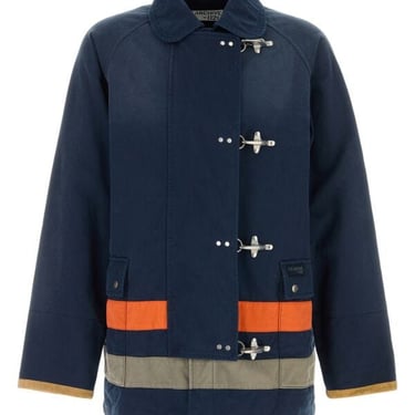 Fay Men Navy Blue Twill Jacket