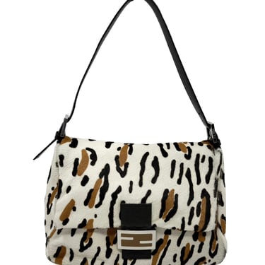 Fendi Cheetah Calf Hair Baguette