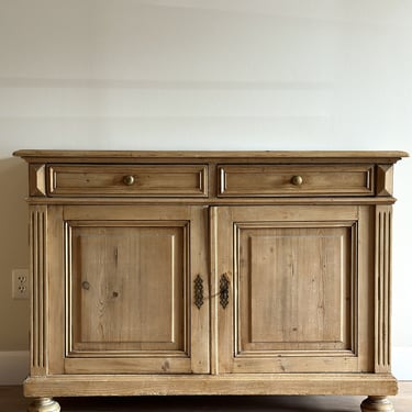 Antique French Pine Sideboard 