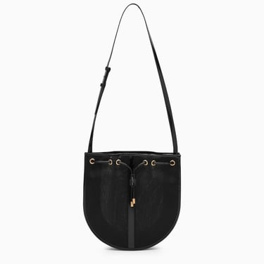 Saint Laurent Black Mesh Shoulder Bag Women