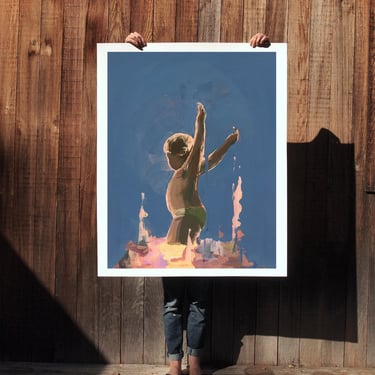 What You Set Out To Find . extra large wall art . giclee print 
