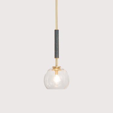 Lawrence Pendant Long Ceramic Tube