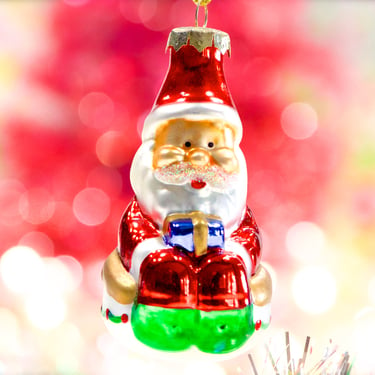 VINTAGE: Santa Glass Ornament - Thomas Pacconi Classics Museum Series - Collection - Replacement - SKU 28 29-B-00033719 