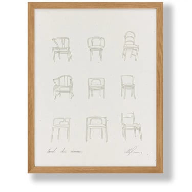 Danish Chair Museum Art Print