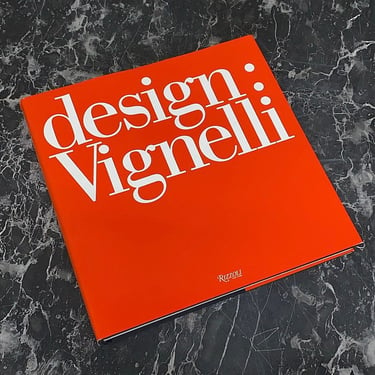 Vintage Design Vignelli Book Retro 1990s Contemporary + Design + Commercial Packaging + Signage + Magazines + Offices + Coffee Table Book 