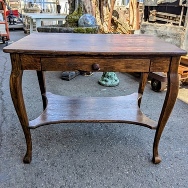 Antique Quarter Sawn Oak Occasional Table