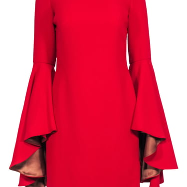 Marlene Olivier - Red Bell Sleeve Dress Sz 6
