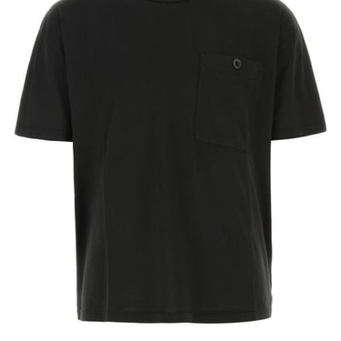 Ten C Man Black Cotton T-Shirt
