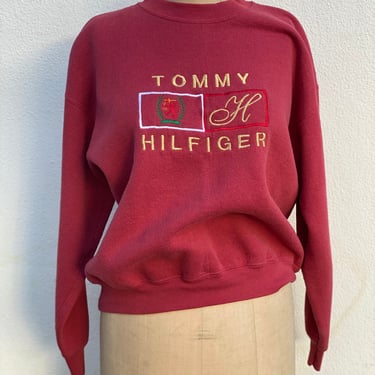 1990's Tommy Hilfiger Sweatshirt / Oversized Nineties Grunge Era Sweat Shirt / Tommy Jeans / Tommy Girl / Gender Neutral Unisex Shirt 