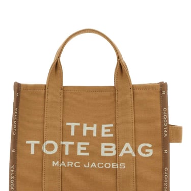Marc Jacobs Women Camel Canvas The Tote Shopping Bag