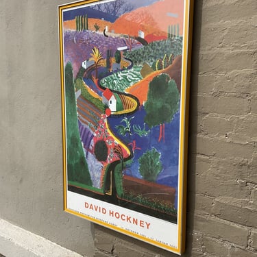 David Hockney Exhibition Poster