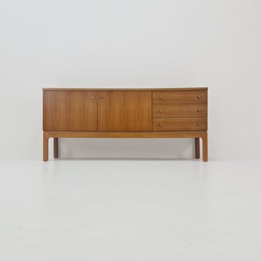 Mid Century Modern German walnut sideboard by Palette Mööbel, 1960s 