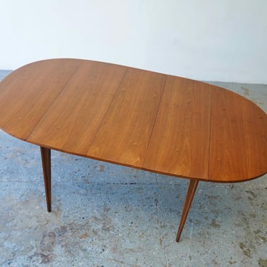 Mid-Century Modern Drop-Leaf Dining Table by Broyhill Brasilia | Professionally Refinished 