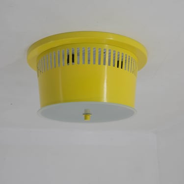 Big Yellow Flush Mount, 1960s, 4 Items Available, Restored 