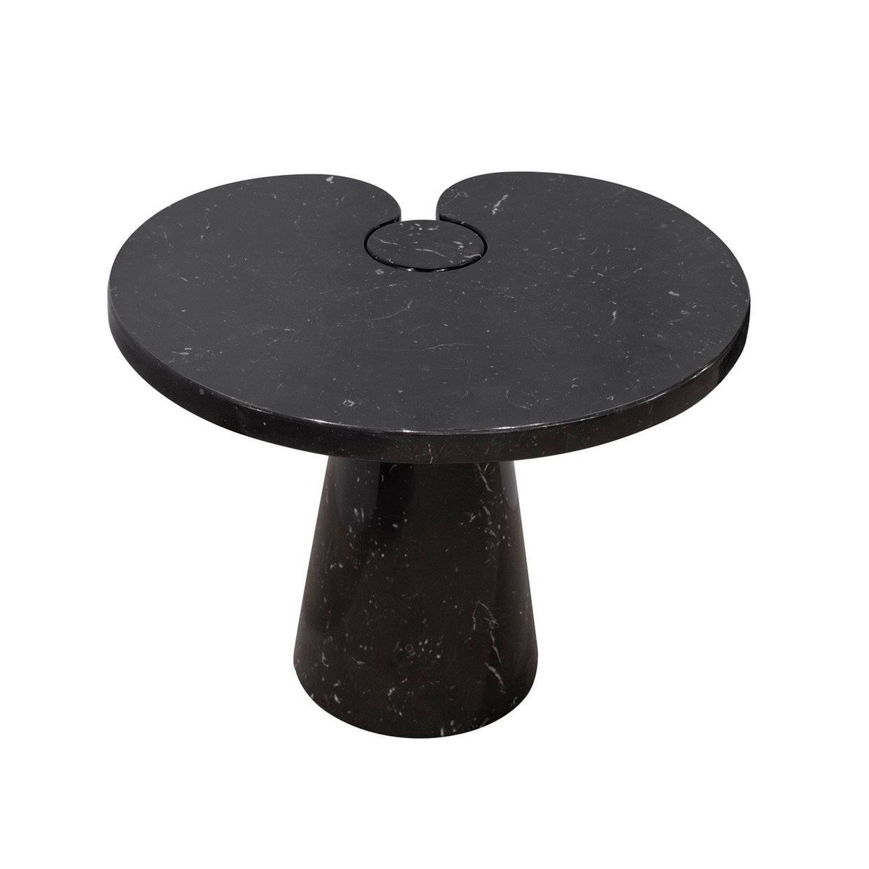 Angelo Mangiarotti Eros Side Table in Polished Black | Lobel Modern ...