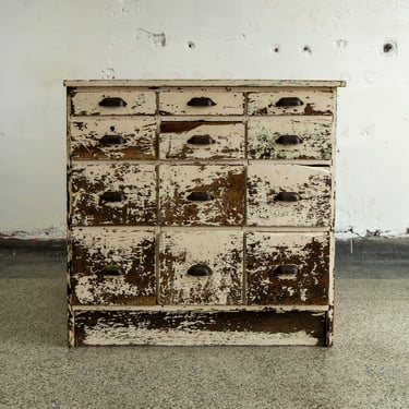 Distressed Apothecary Cabinet