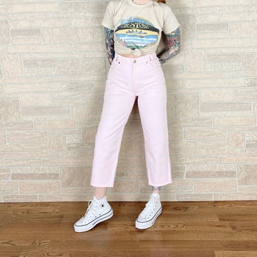 Levi's Light Pink Cropped Vintage Jeans / Size 26 