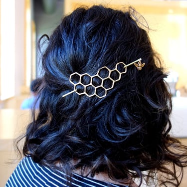 The Original Big Honeycomb Hair Pin by Rachel Pfeffer 