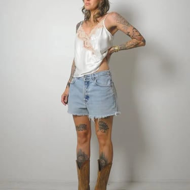 90's Ivory Lace Slip Top