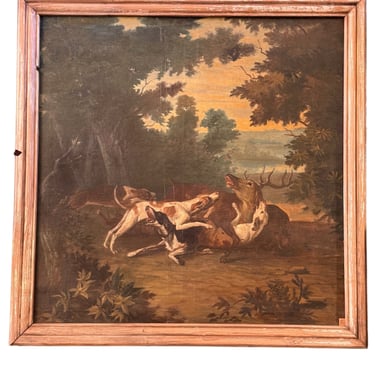 French Hunt Painting