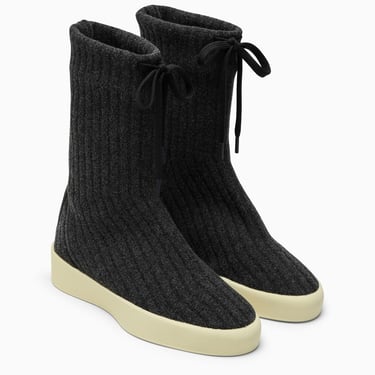 Fear Of God Moc Knit Hi Dark Grey Boot Men