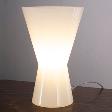 Murano glass table lamp height 25cm, Made in Italy. Italian design space age table lamp 