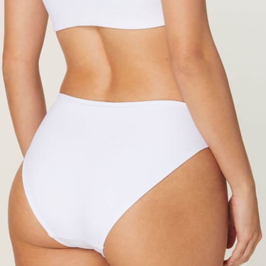 Andie Swim The Bikini Eco Nylon Bottom - White